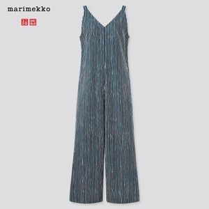 Uniqlo x Marimekko linen blend sleeveless jumpsuit